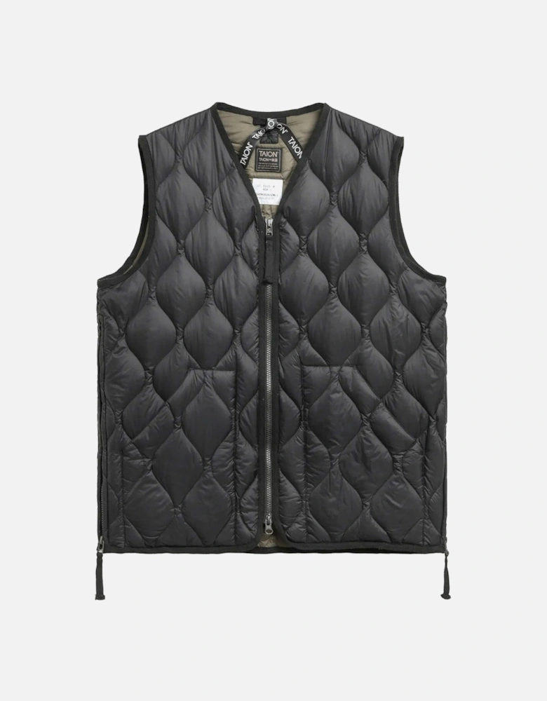 Military V Neck Soft Shell Down Vest