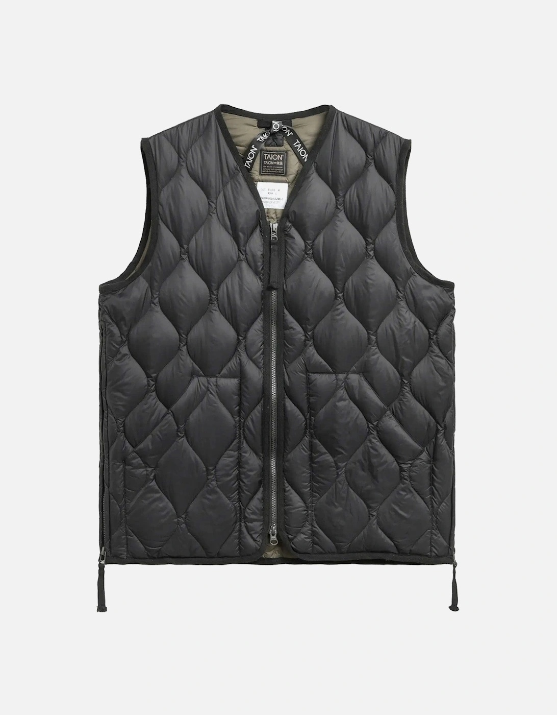 Military V Neck Soft Shell Down Vest, 3 of 2