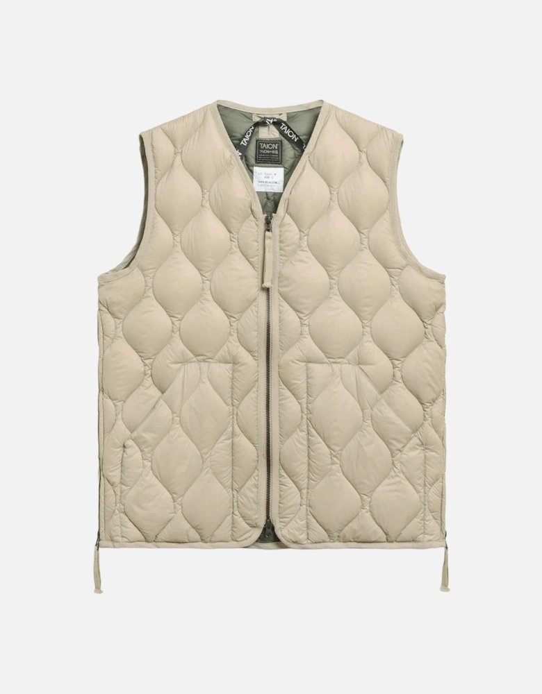 Military V Neck Soft Shell Down Vest