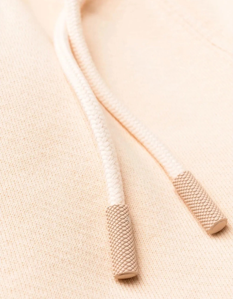 Embroidered Baseball Logo Tapered Sweatpants Nude