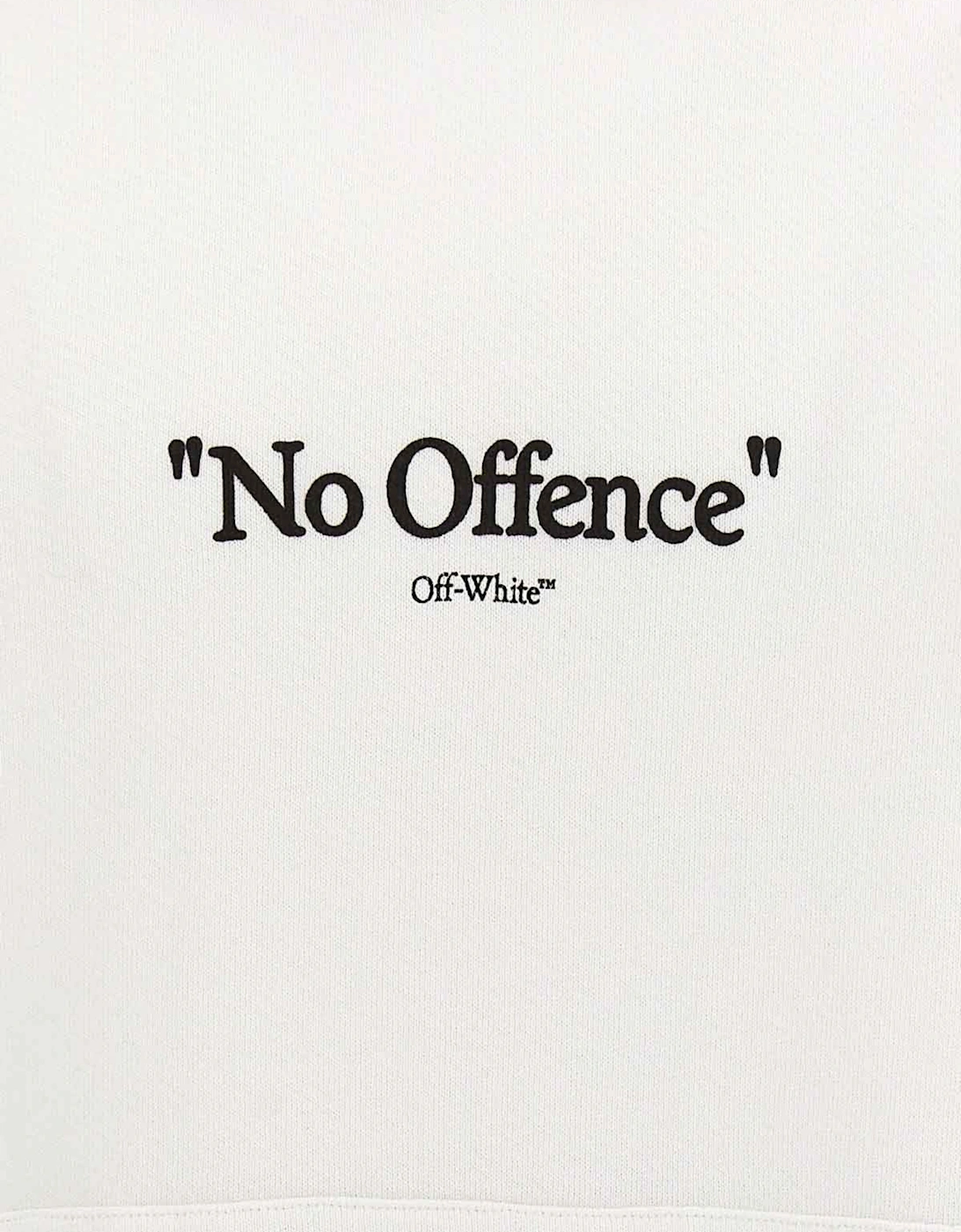 No Offence Over Hoodie White
