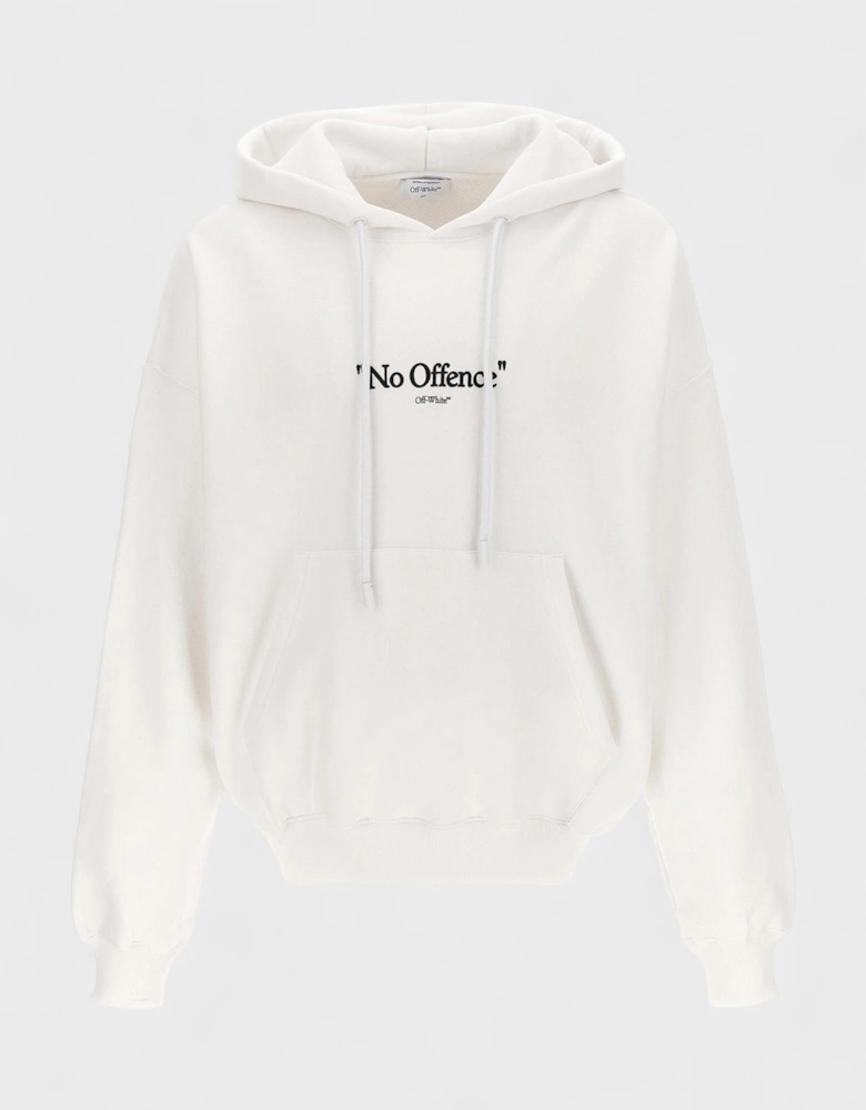 No Offence Over Hoodie White