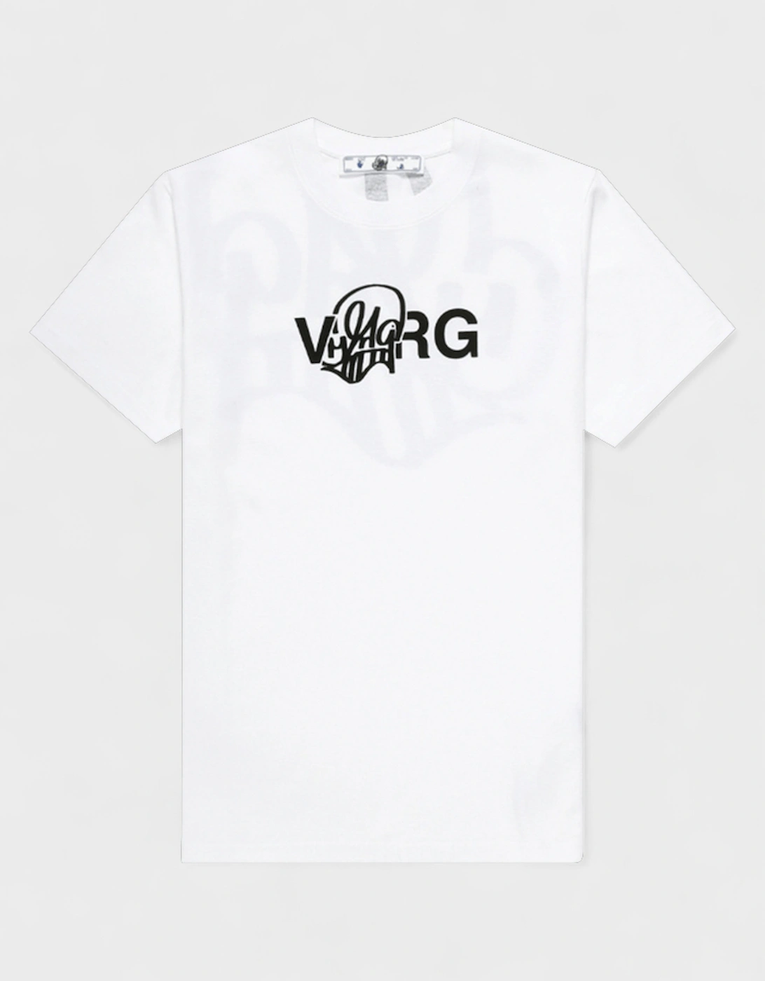 Katsu S/S Slim Tee White Black, 7 of 6
