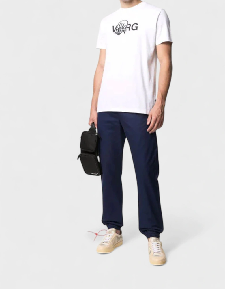 Katsu S/S Slim Tee White Black
