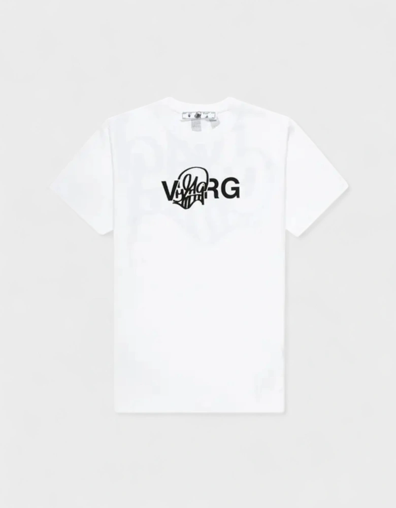 Katsu S/S Slim Tee White Black