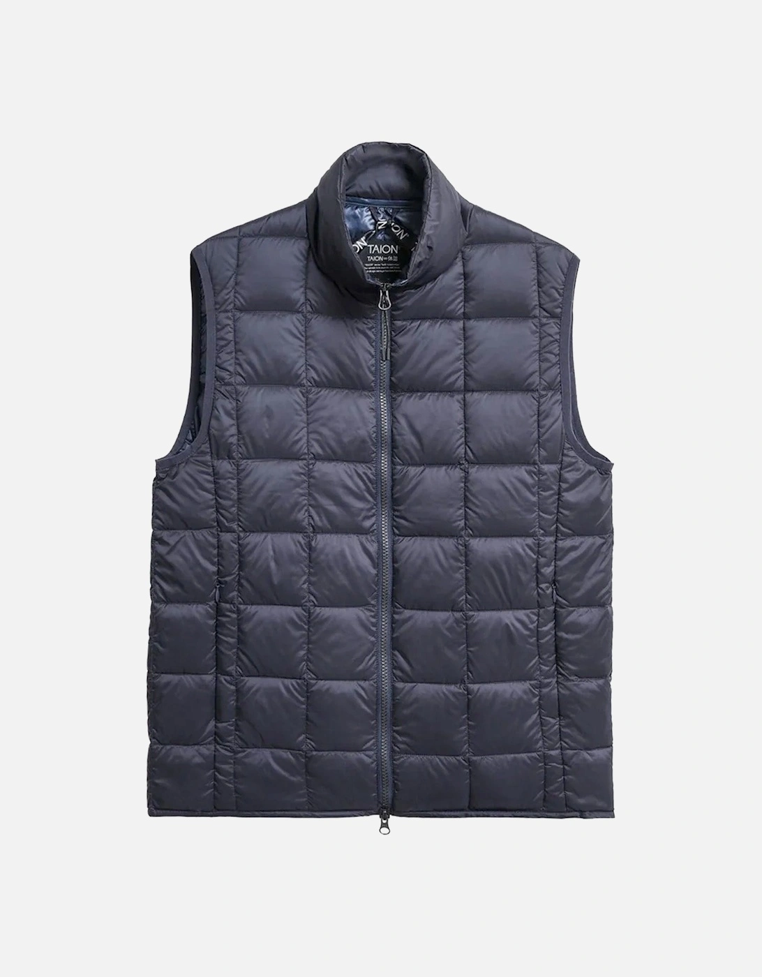 Taion Men's TAION Original High Neck Down Vest - Navy