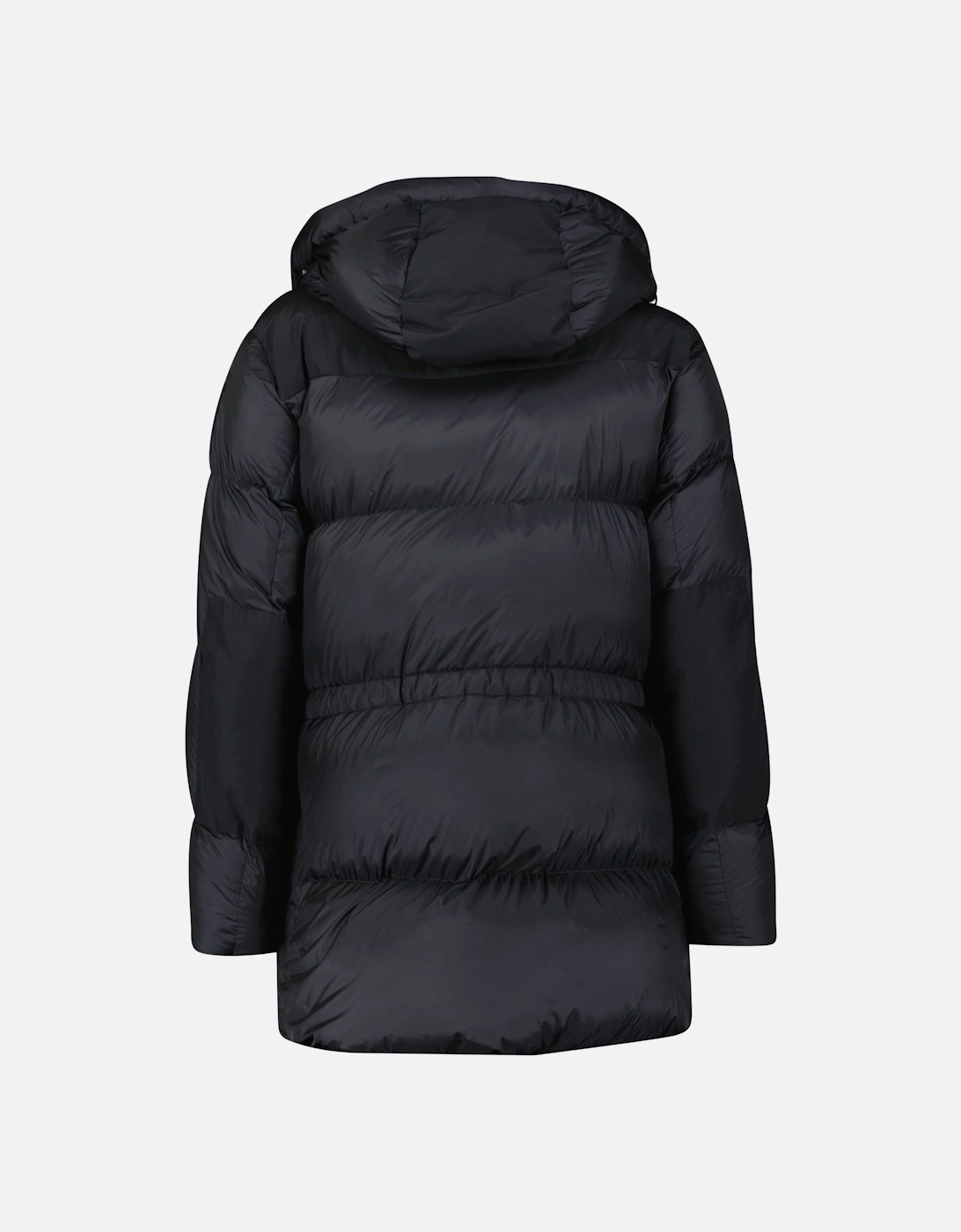 Burberry 'Lindford' Check Down Puffer Jacket Black