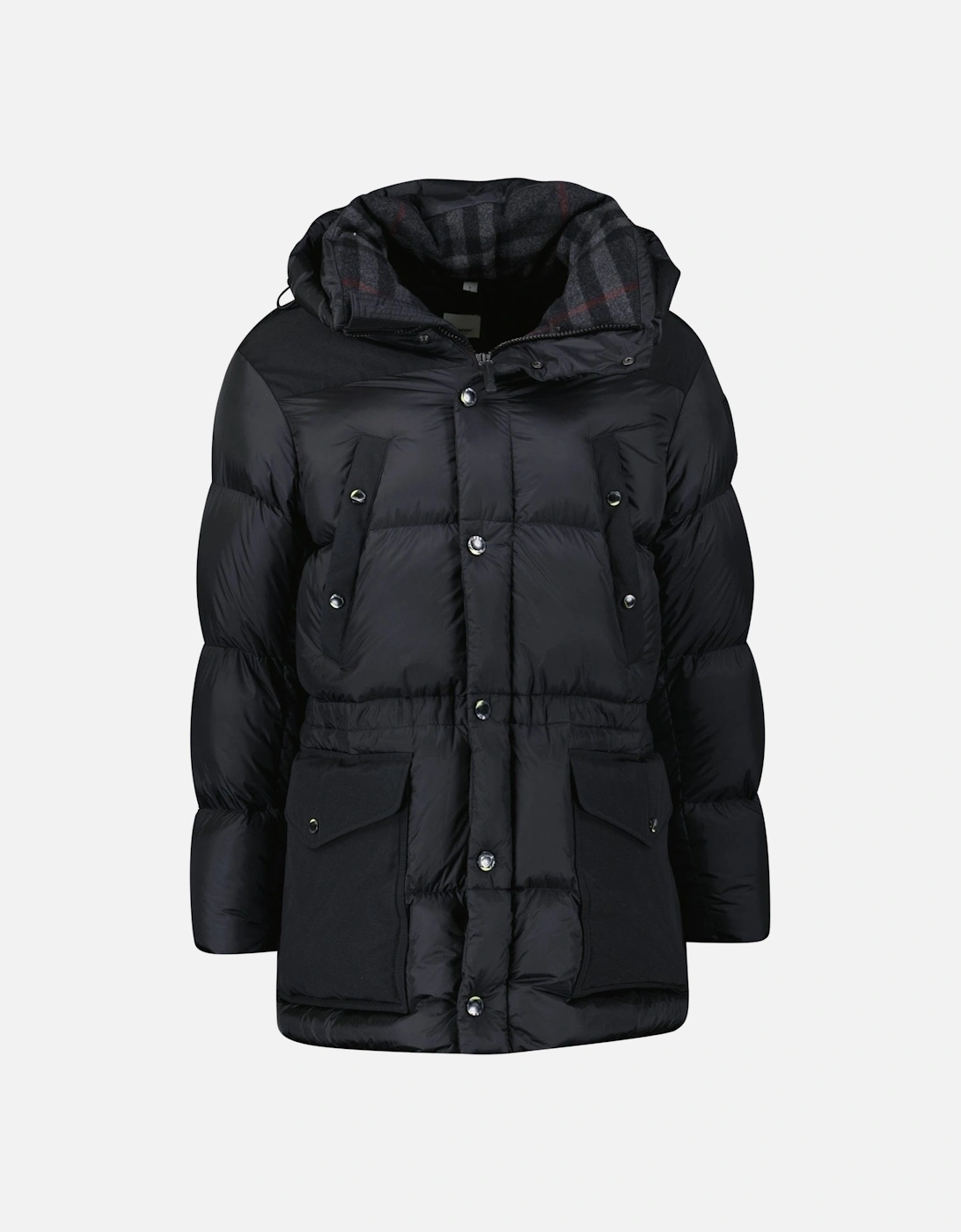 'Lindford' Puffer Coat in Black, 6 of 5