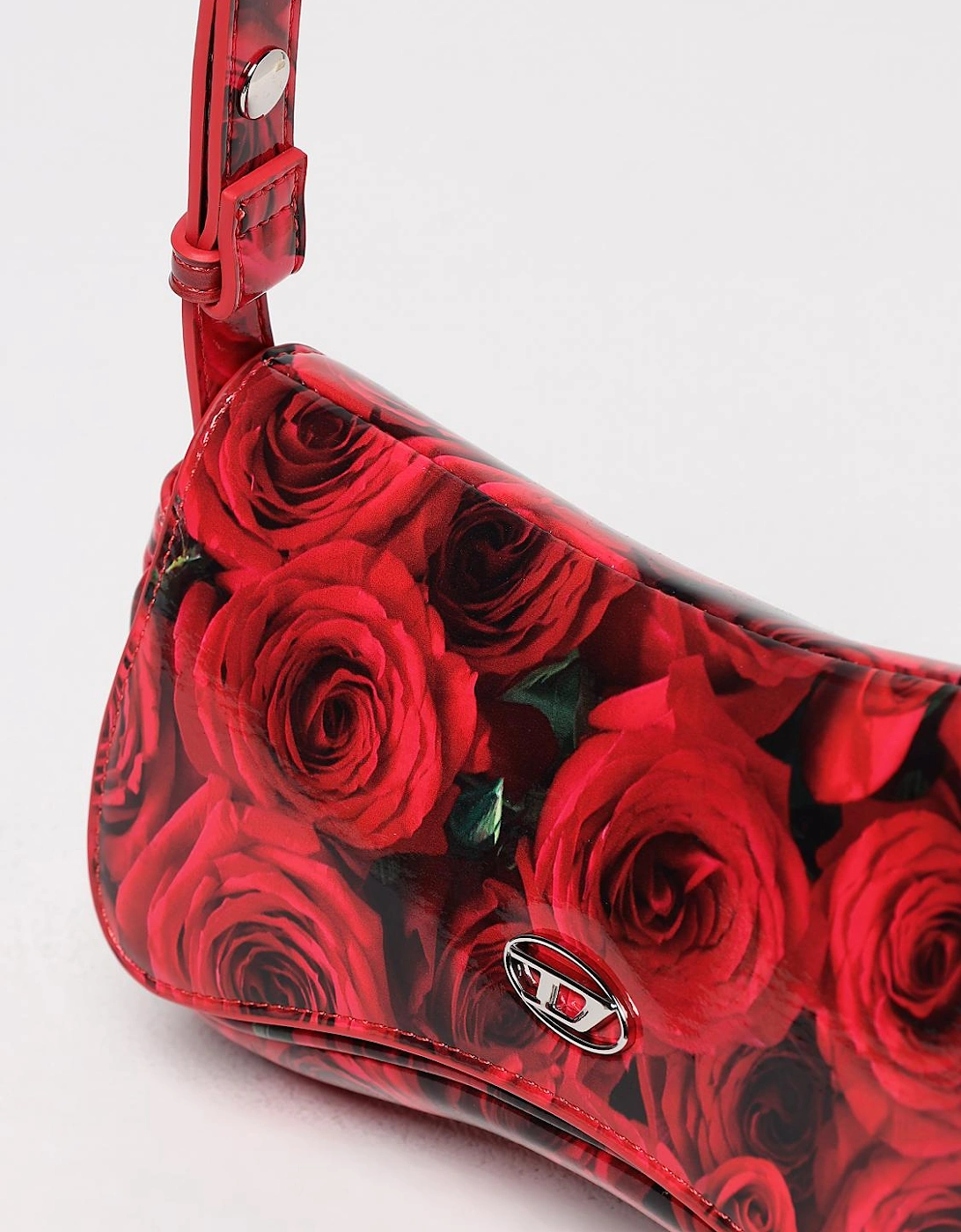 Candy Print Patent Leather Satchel
