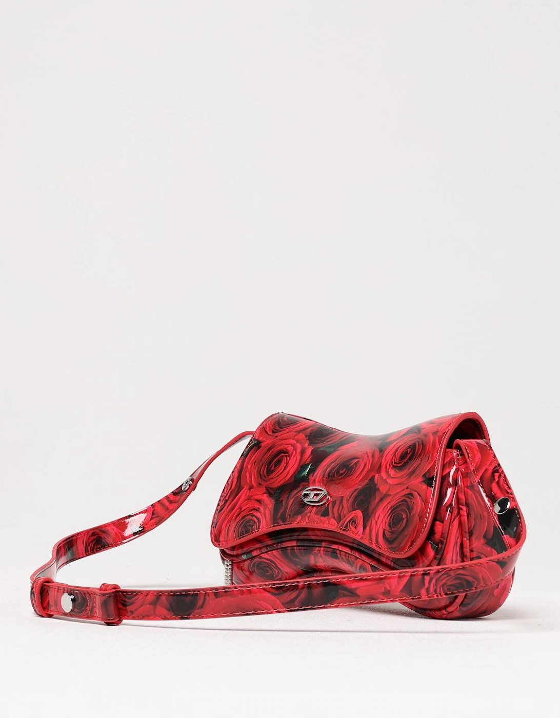 Candy Print Patent Leather Satchel