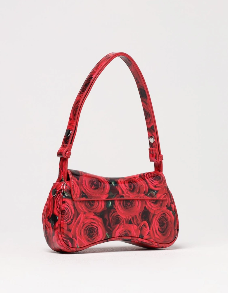 Candy Print Patent Leather Satchel