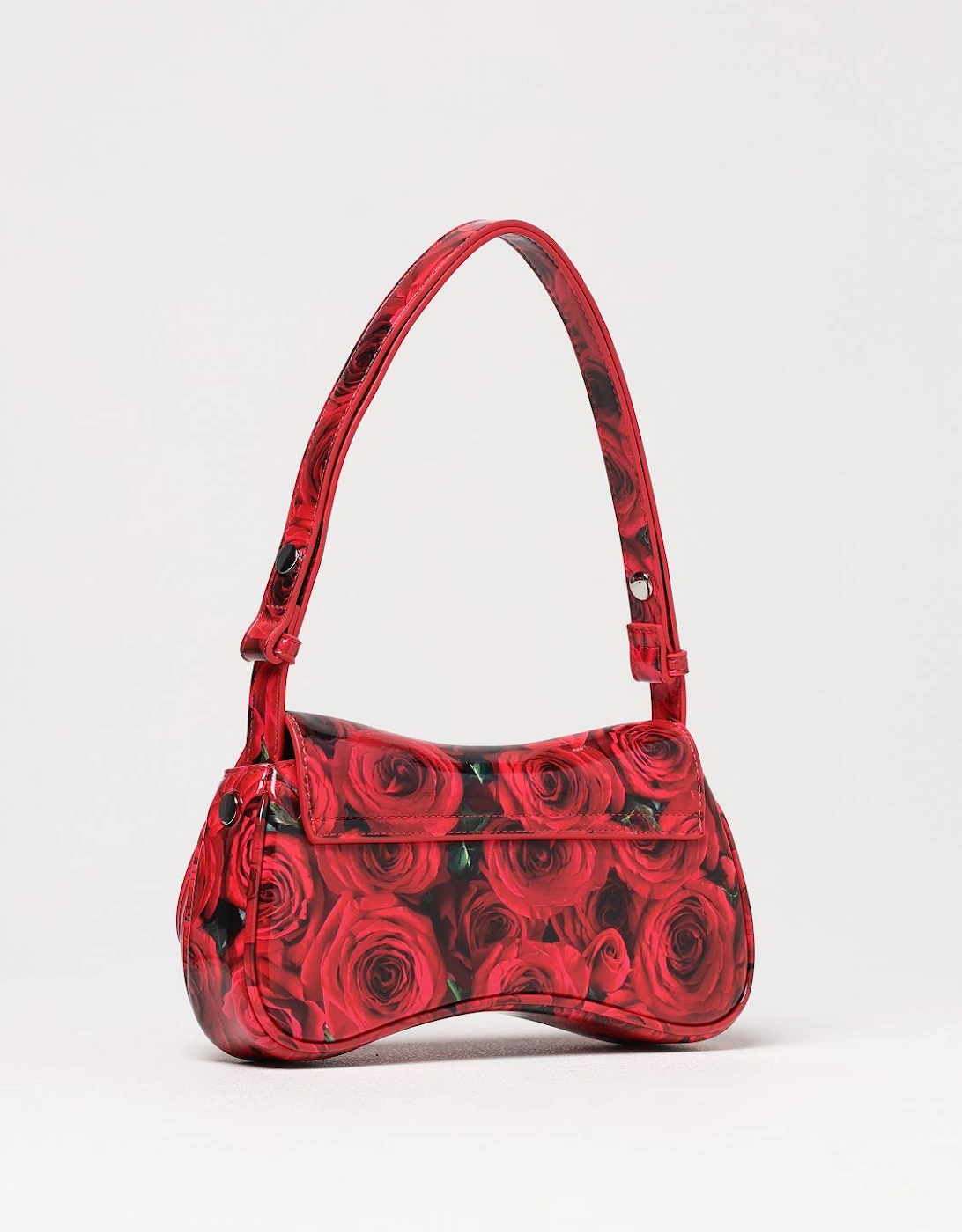 Candy Print Patent Leather Satchel