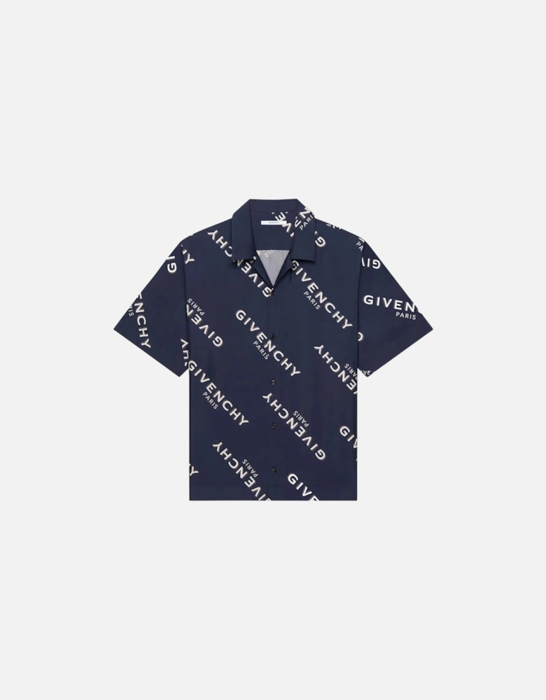Script Logo SS Shirt Navy