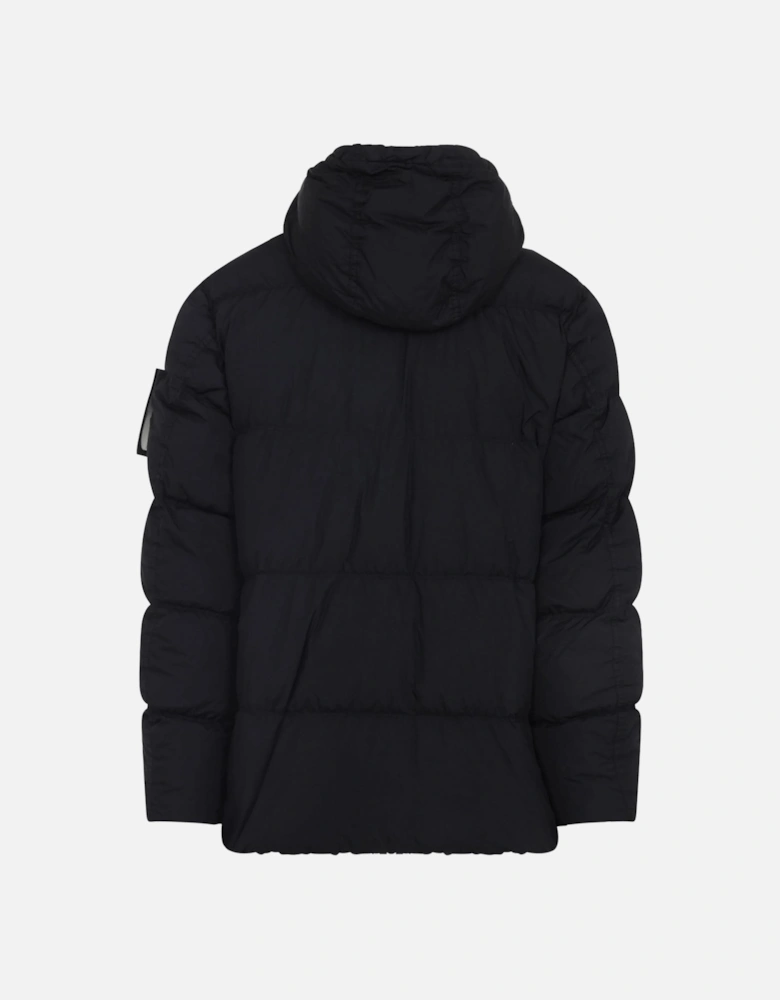 S0A23 Down Hooded Coat Black