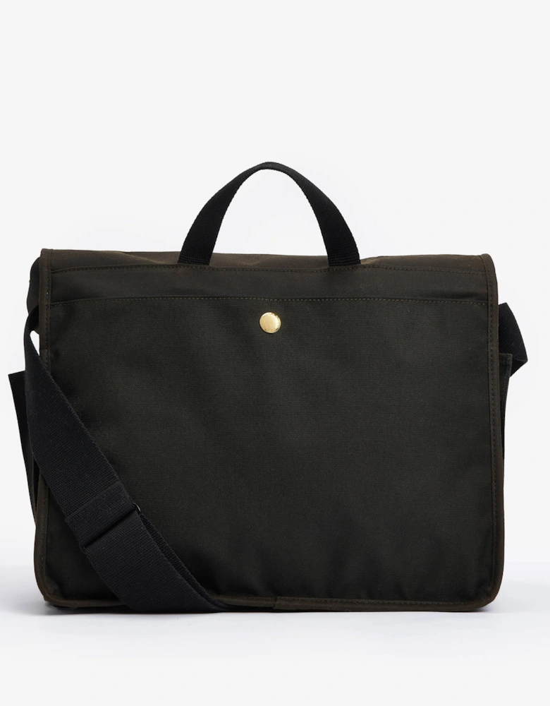 Field Wax Messenger Bag - Olive