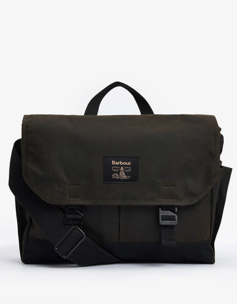 Field Wax Messenger Bag - Olive
