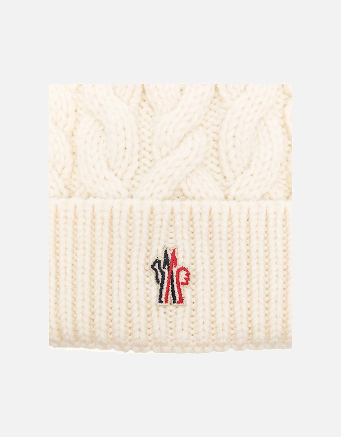 Cable Knit Hat White