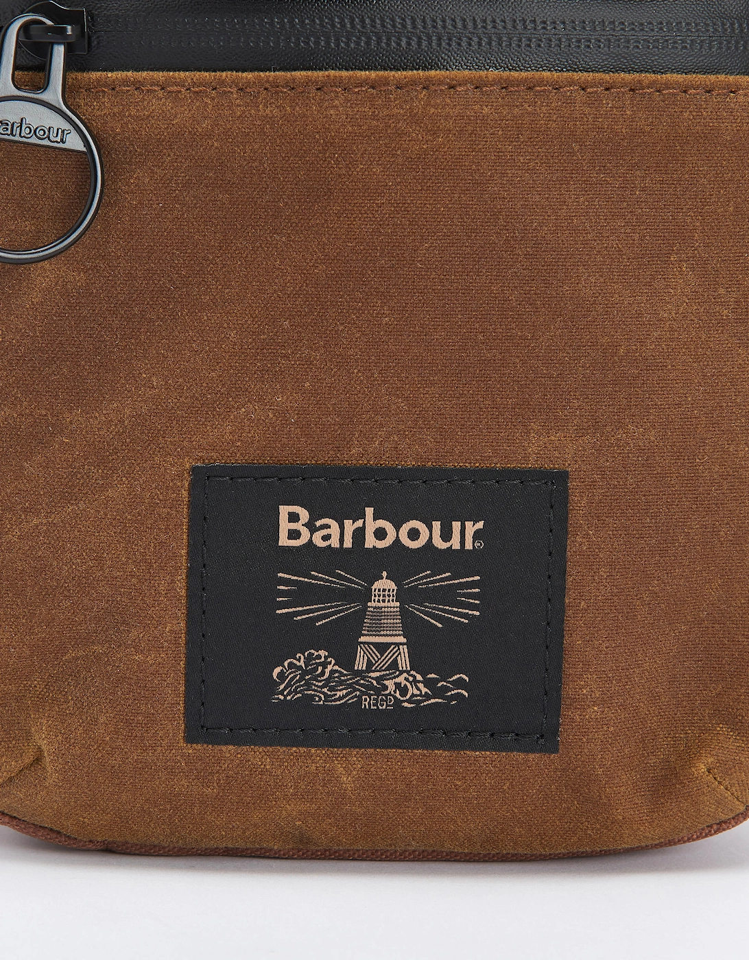 Field Unisex Wax Crossbody Bag - Tan/Black