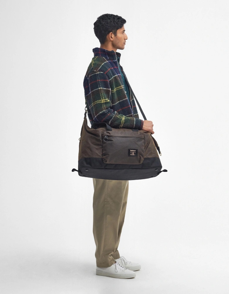 Field Unisex Wax Holdall - Olive/Black