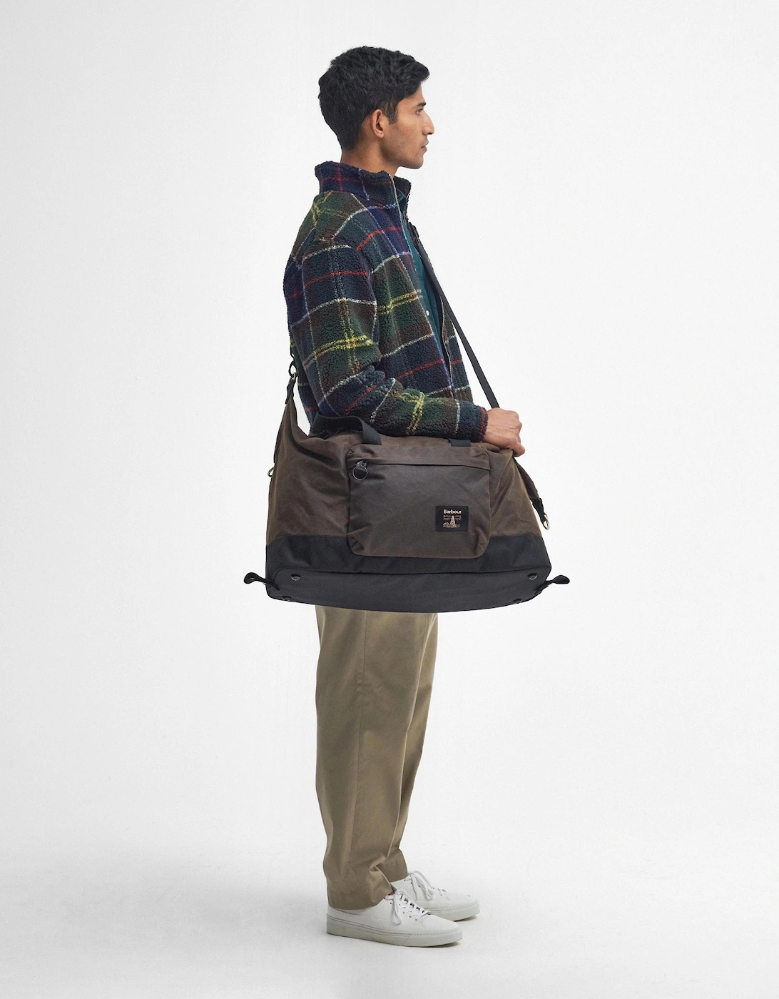 Field Unisex Wax Holdall - Olive/Black, 8 of 7