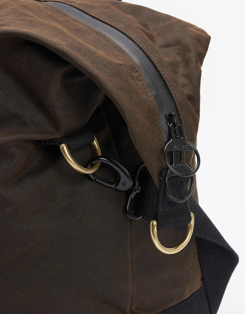 Field Unisex Wax Holdall - Olive/Black