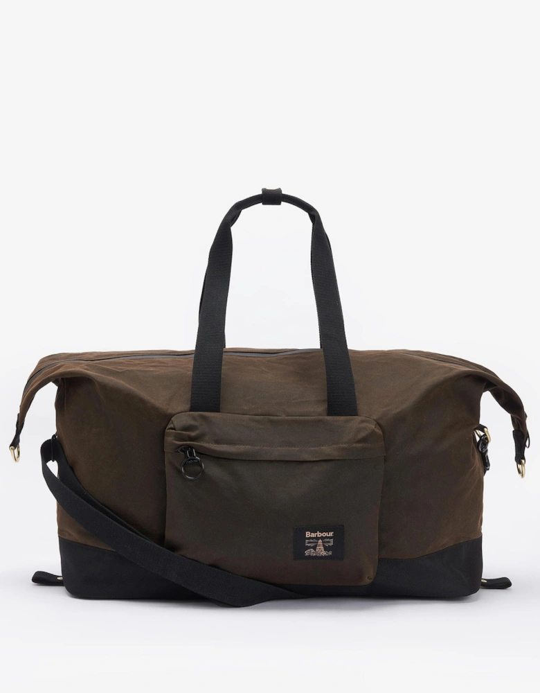 Field Unisex Wax Holdall - Olive/Black
