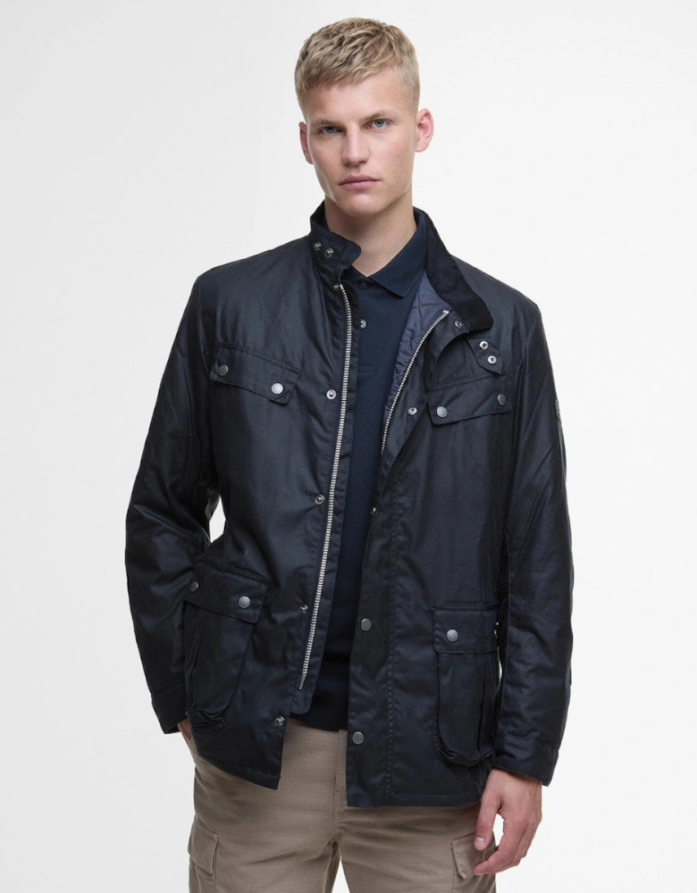 Tourer Duke Wax Jacket NY91 Navy
