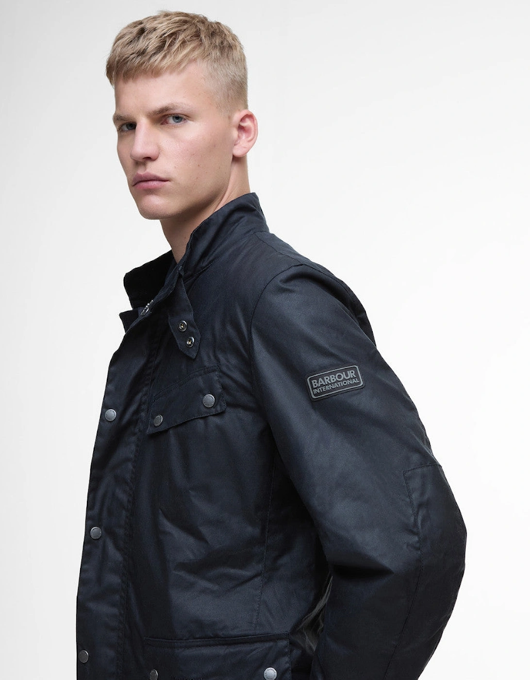Tourer Duke Wax Jacket NY91 Navy