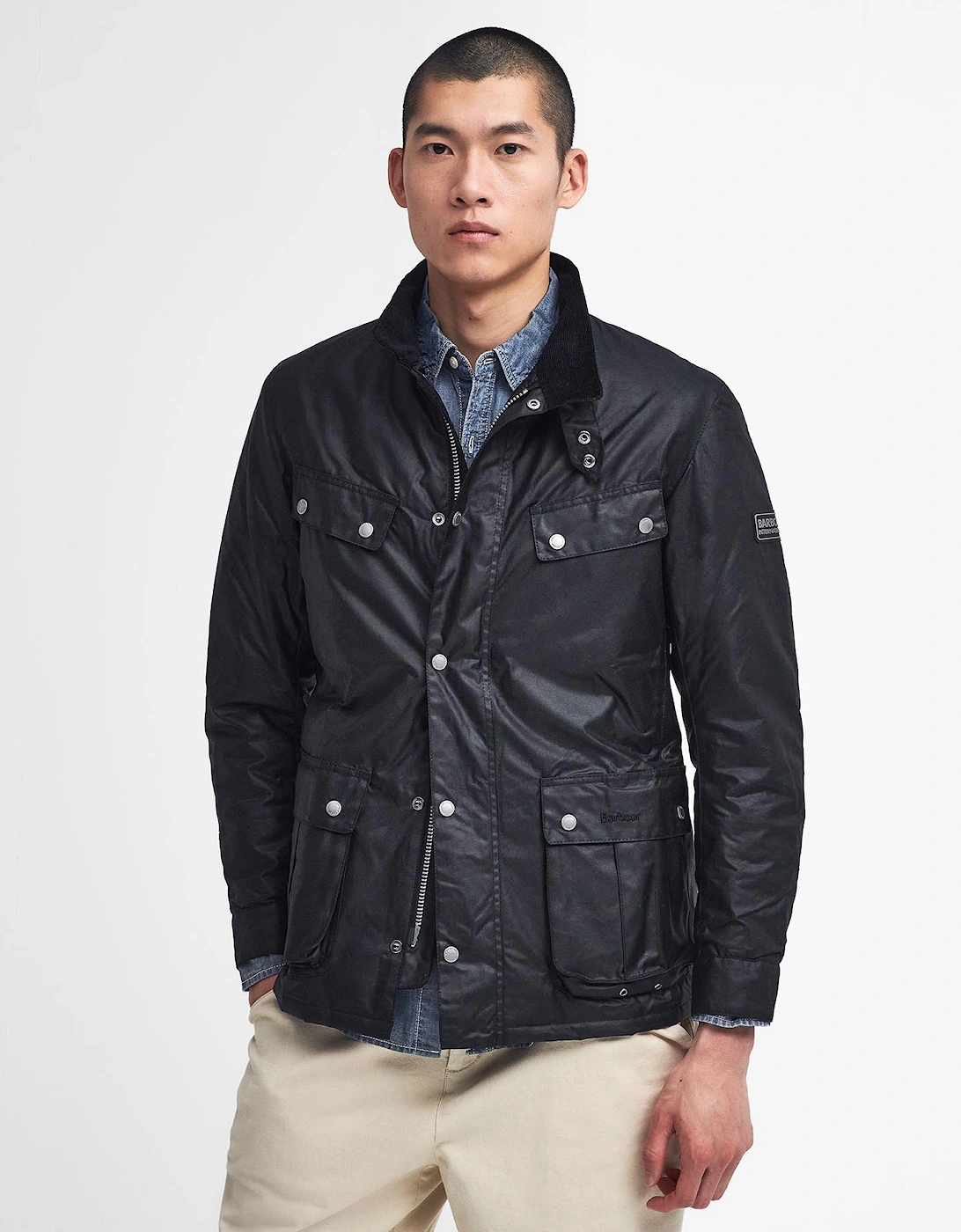 Tourer Duke Wax Jacket BK11 Black