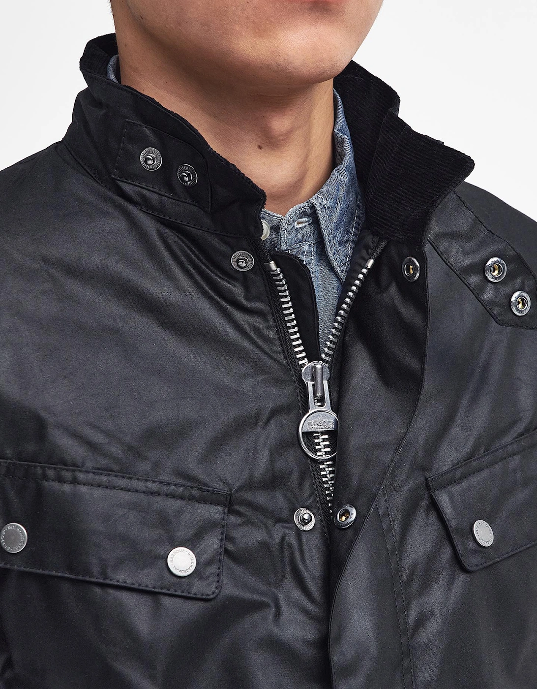 Tourer Duke Wax Jacket BK11 Black