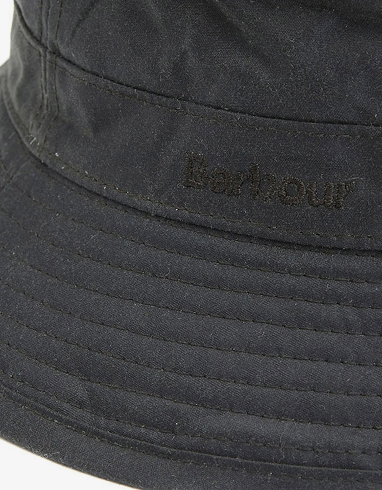 Mens Wax Bucket Hat - Sage