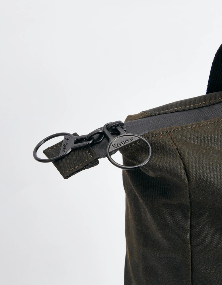 Field Unisex Wax Backpack - Olive/Black