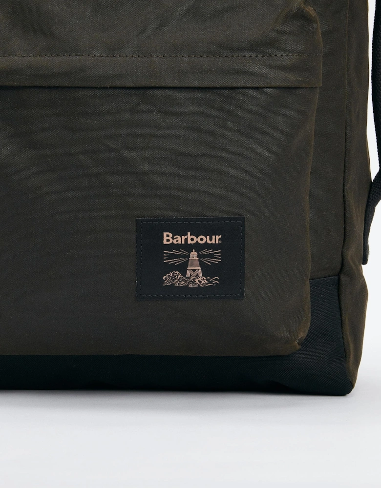 Field Unisex Wax Backpack - Olive/Black