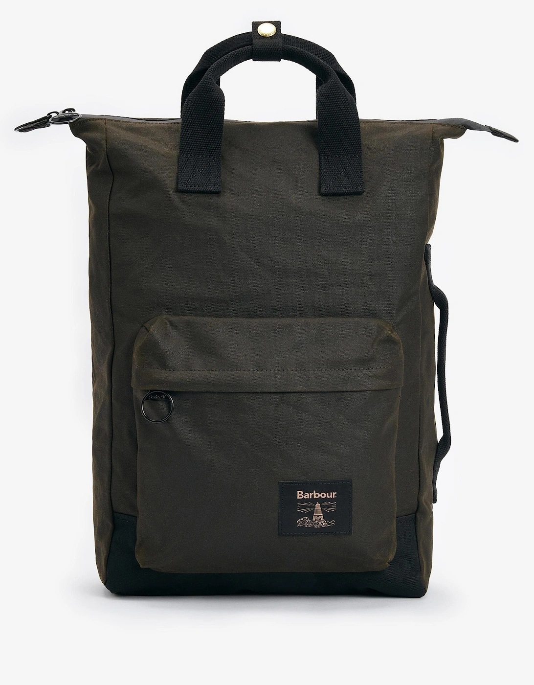 Field Unisex Wax Backpack - Olive/Black