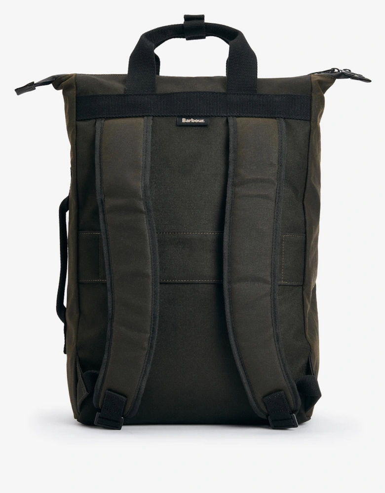 Field Unisex Wax Backpack - Olive/Black