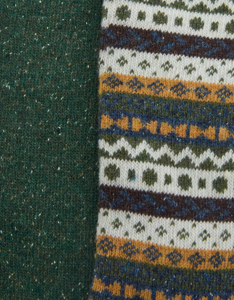 Mens Fair Isle Socks 2 Pack - Classic Mix