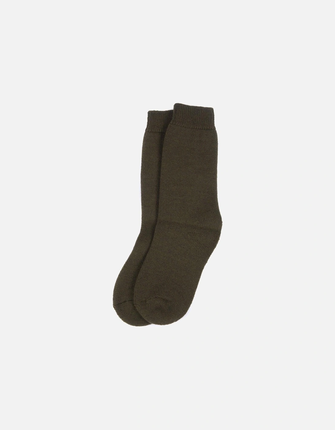 Wellington Calf Length Mens Socks - Olive Green, 4 of 3