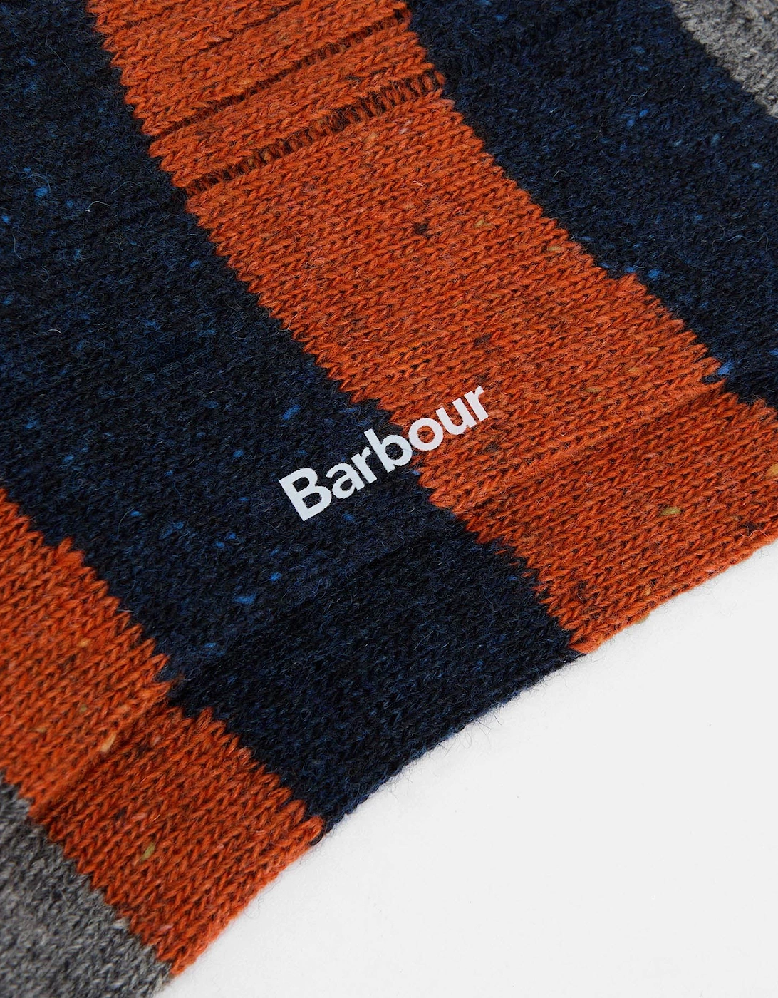 Houghton Stripe Mens Socks - Blue Stone