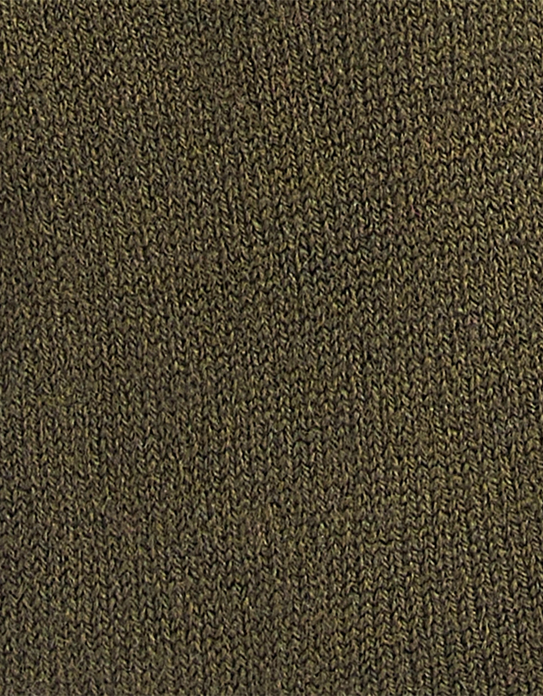 Wellington Knee Length Mens Socks - Olive Green