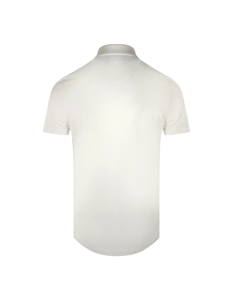 Weathered White Polo Shirt