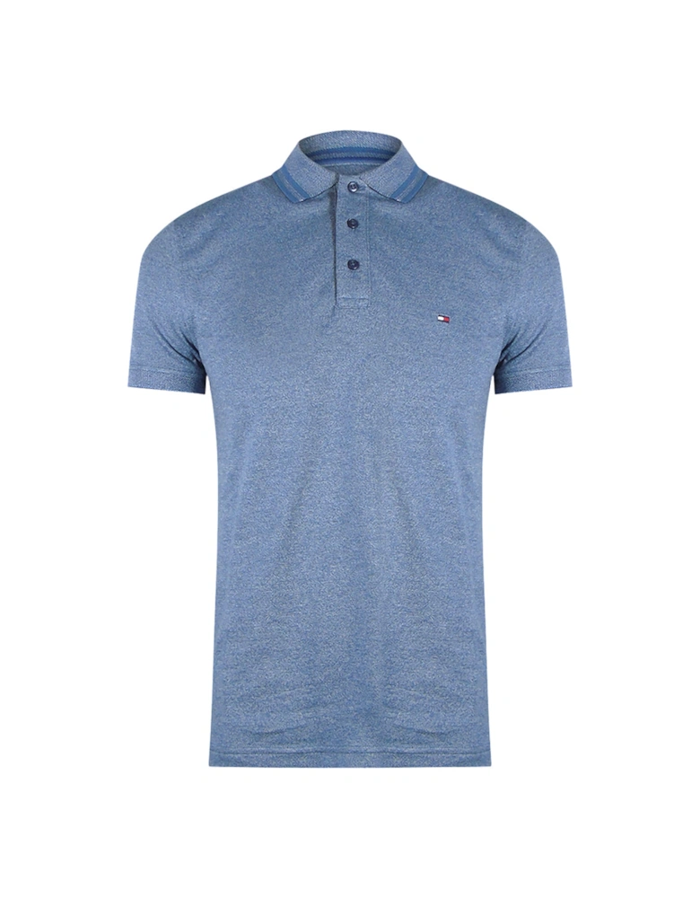Faded Indigo Polo Shirt