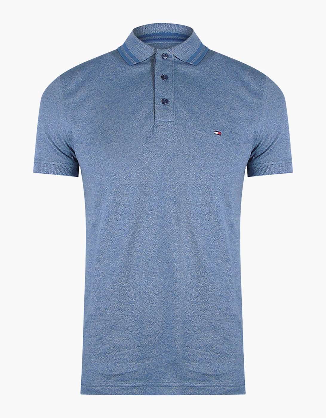 Men's Tommy Hilfiger Faded Indigo Polo Shirt - Blue - Size: 40