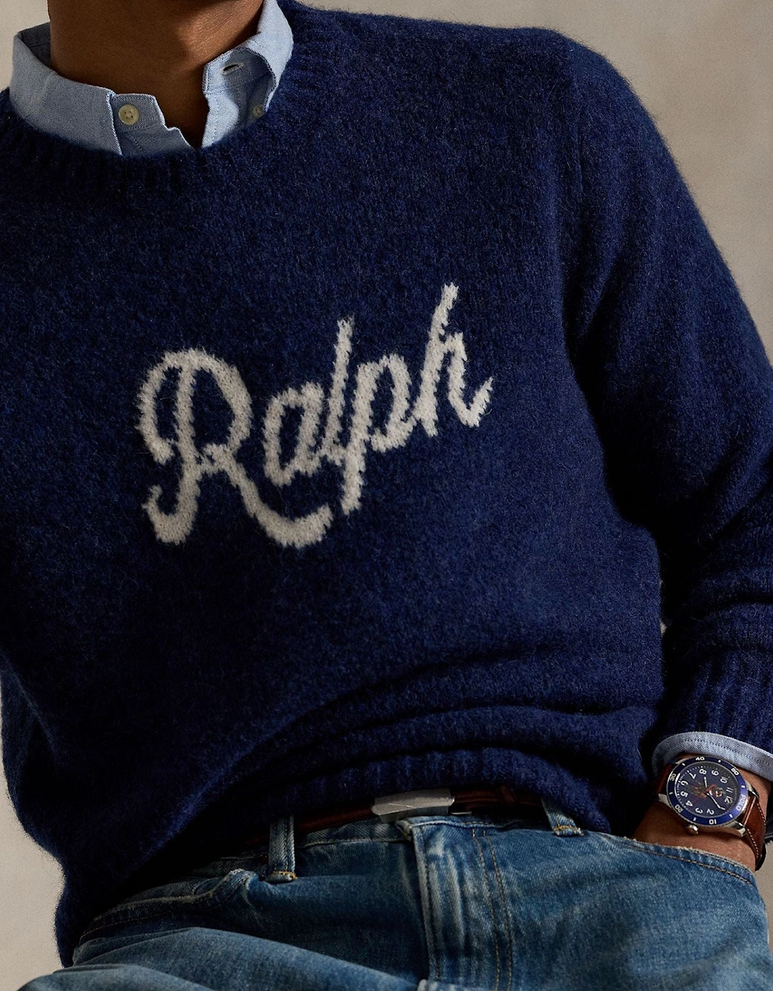 Ralph Lauren Long Sleeve Pullover in Navy