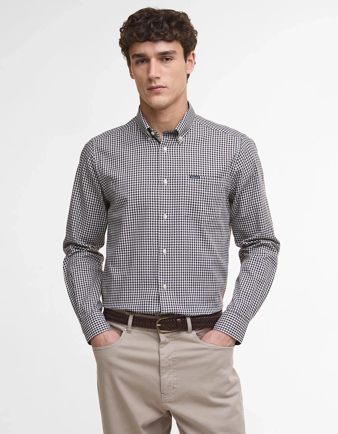 Padshaw Tailored Long-Sleeved Shirt - Dark Oak, 4 of 3