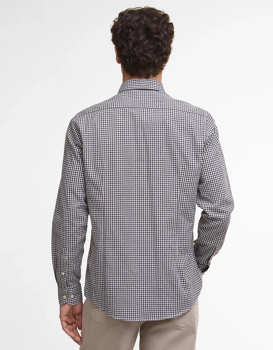 Padshaw Tailored Long-Sleeved Shirt - Dark Oak