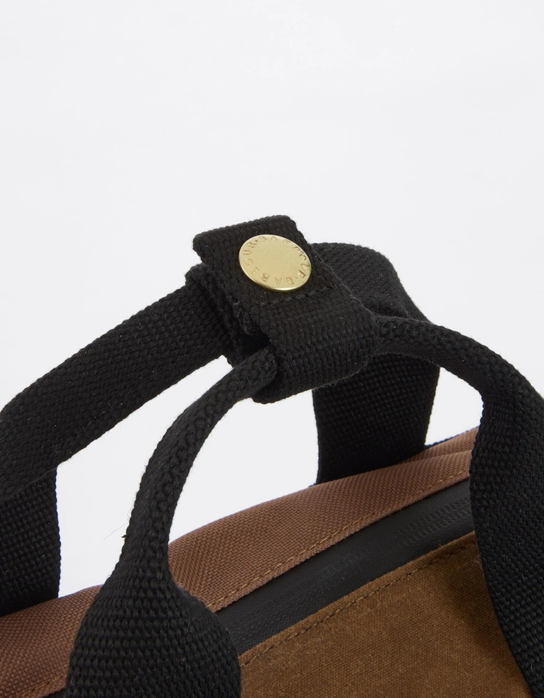 Field Unisex Wax Backpack - Tan/Black