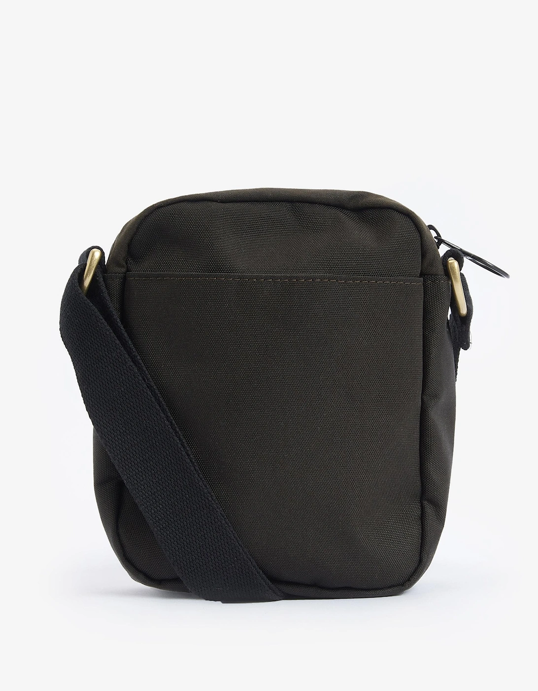 Field Unisex Wax Crossbody Bag - Olive/Black