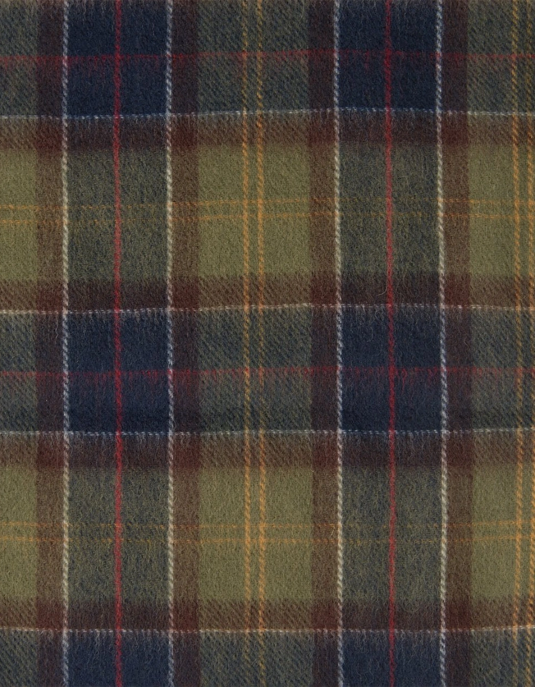Tartan Mens Scarf & Glove Gift Set - Classic/Olive
