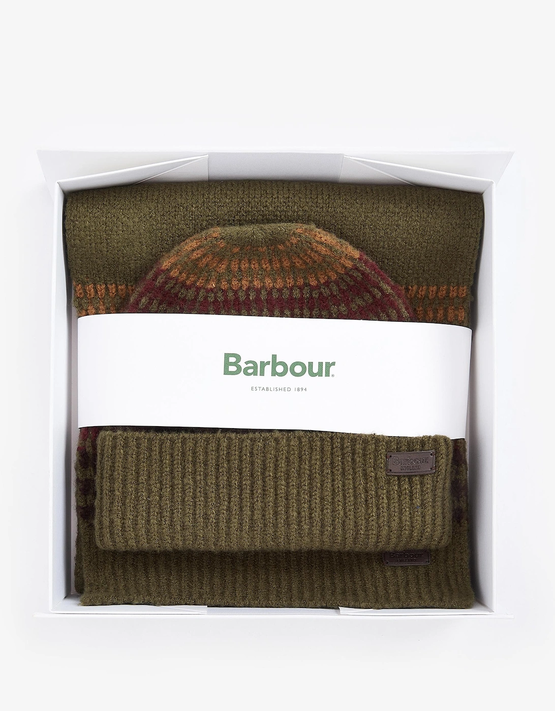 Branton Beanie & Scarf Mens Gift Set - Army Green, 8 of 7