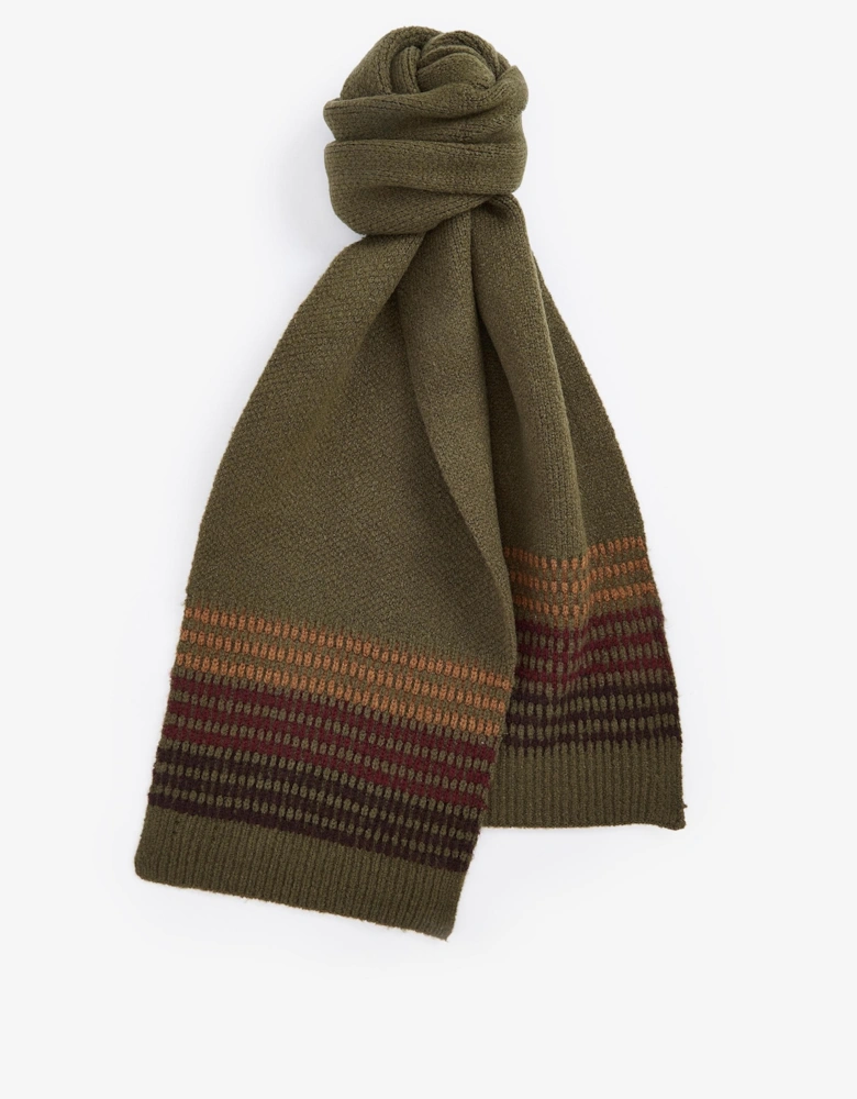 Branton Beanie & Scarf Mens Gift Set - Army Green